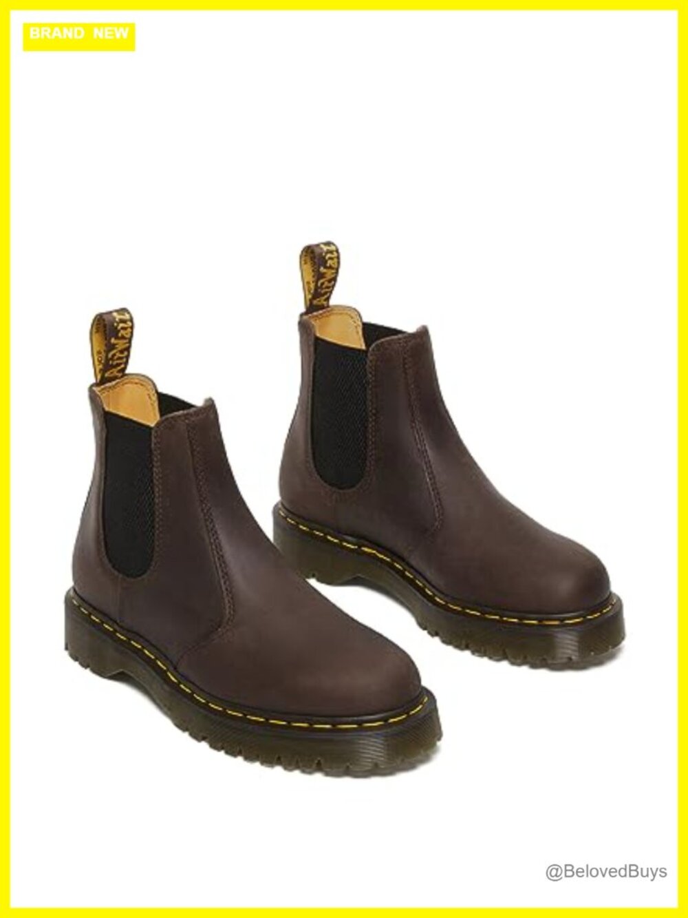 Chelsea Boots Smooth Leather Ankle High Block Heel Fall